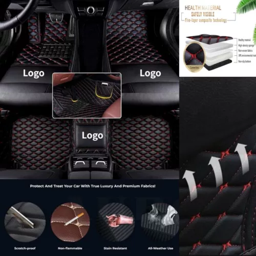 For Mini Car Floor Mats Luxury Carpets Auto Liners Waterproof All Models Pockets - Picture 8 of 37