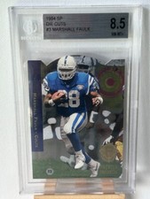 1994 SP Die Cut MARSHALL FAULK #3 Rookie (RC) BGS 8.5 NM-MT+ Colts HOF