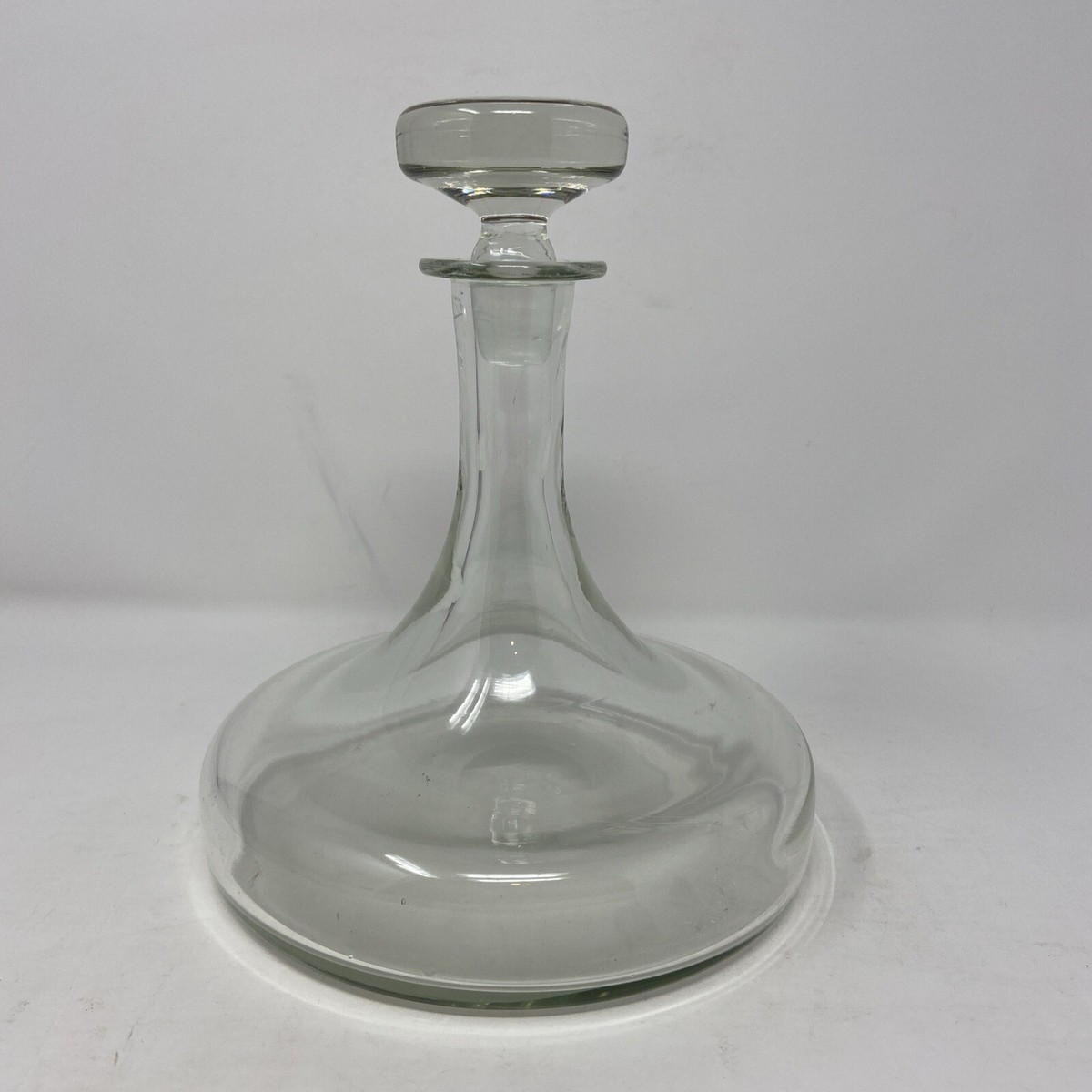 Vintage Crystal Decanter MID CENTURY MODERN MCM Barware Drinkware