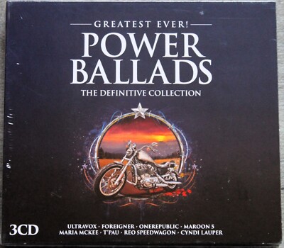 Various - Greatest Ever! Power Ballads (2015) (3xCD) (GTSTCD100) (Neu+OVP)