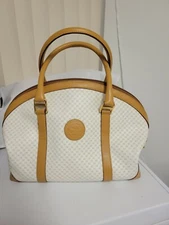 HEBE By Cella  Handbag  white with  tan