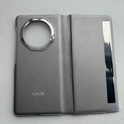 Original HONOR Magic V3 Smart View Flip Case Luxury PU Leather Skin Cover - 第 1/15 張圖片