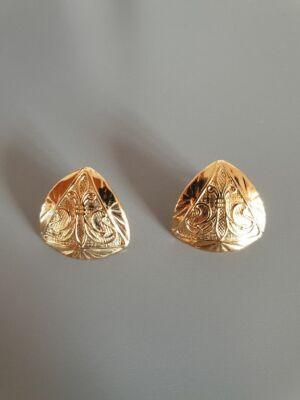 MODESCHMUCK Ohrringe Ohrstecker goldfarben Punze Ellison Reed 10,25g edel CP5957