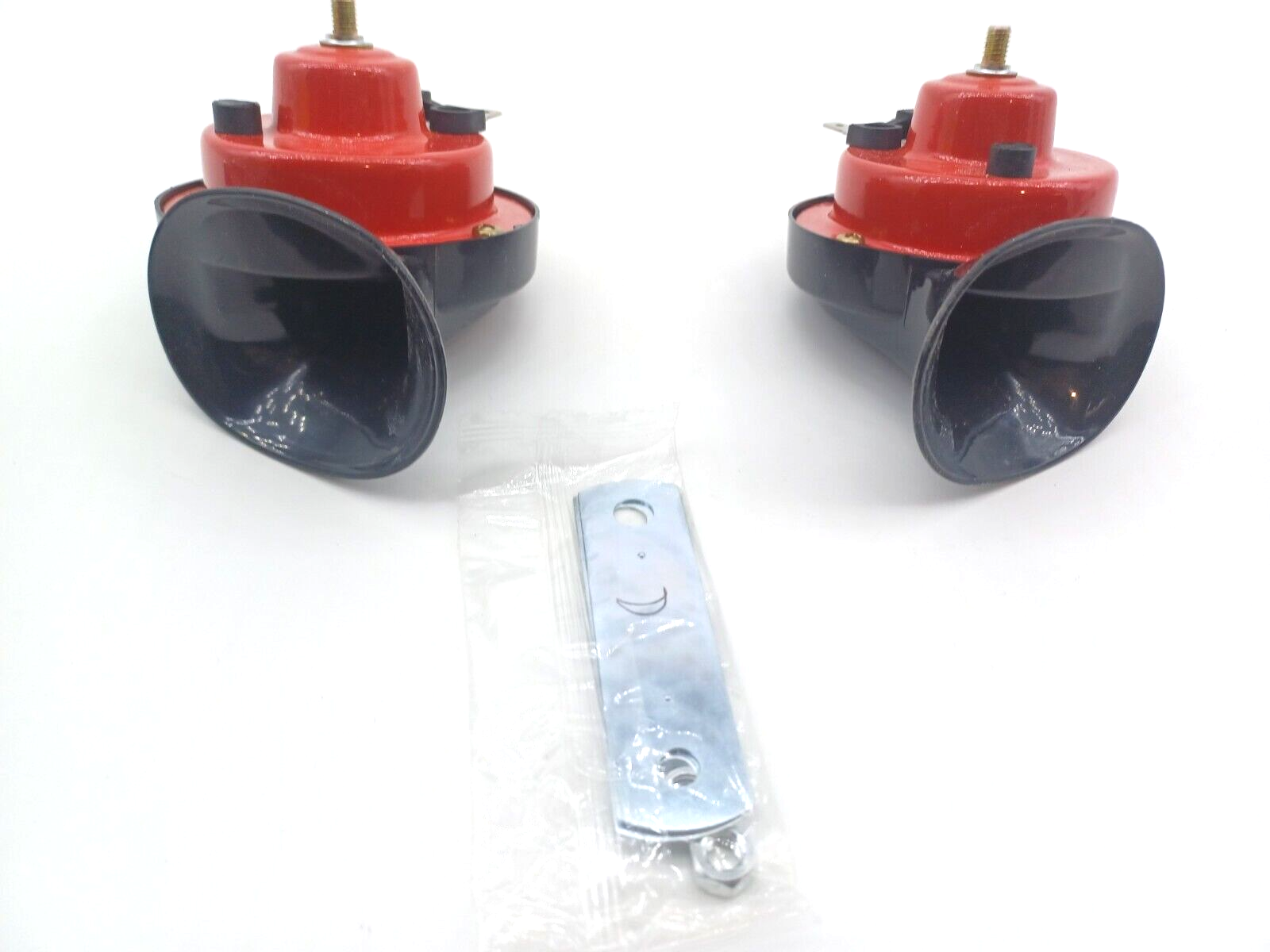 Car Horn Set High/Low Tone, 12 Volt, Universal Fit