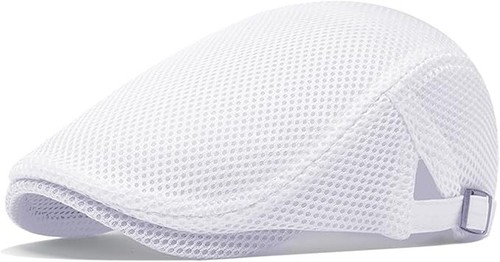 Gorra de verano transpirable de malla para hombre ajustable Gatsby Newsboy boina de taxi sombrero plano - Imagen 3 de 39