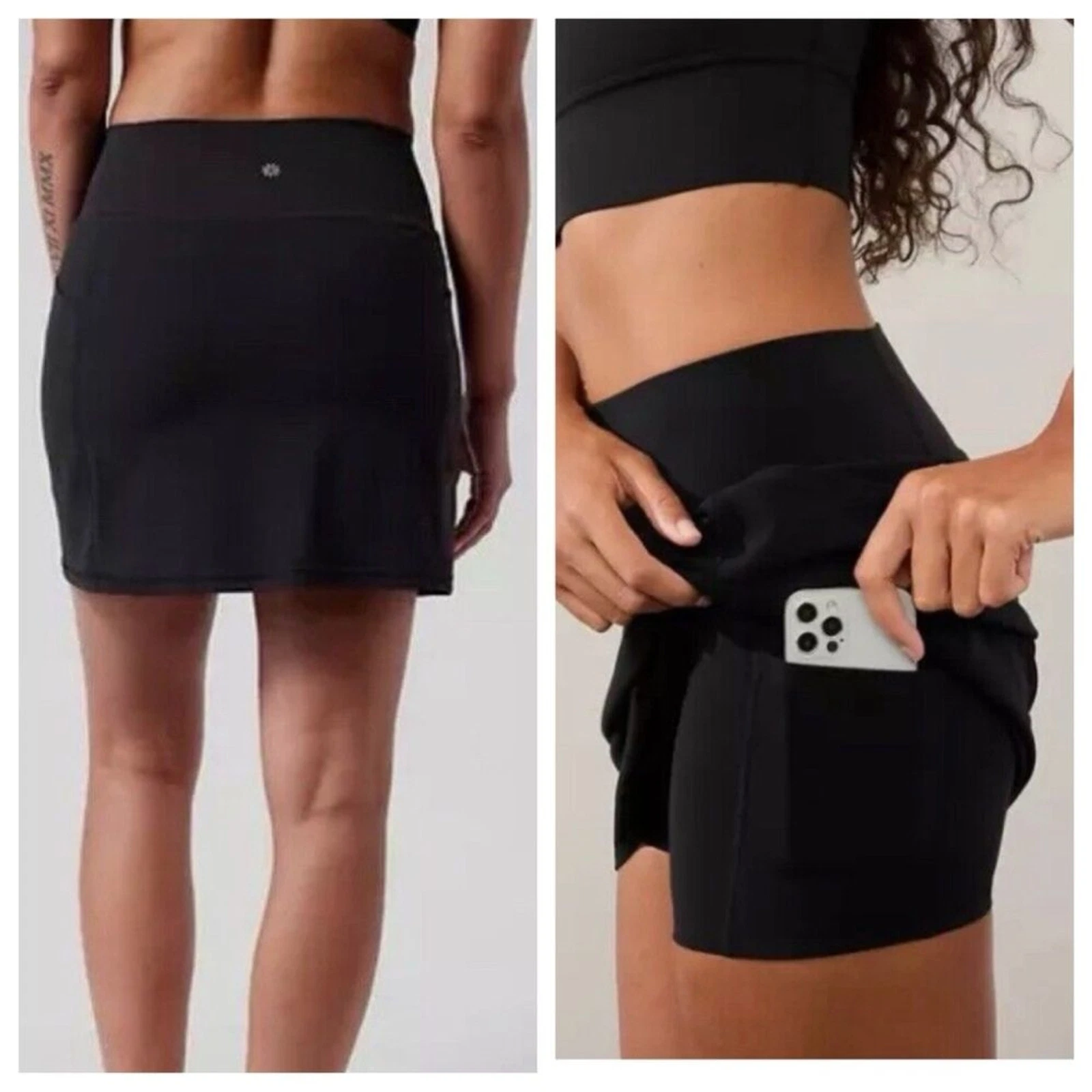 athleta salutation stash pocket 16.5 inch shorts