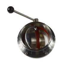 6 Inch Sanitary Stainless Steel 304 Butterfly Valve Tri Clamp Food Grade