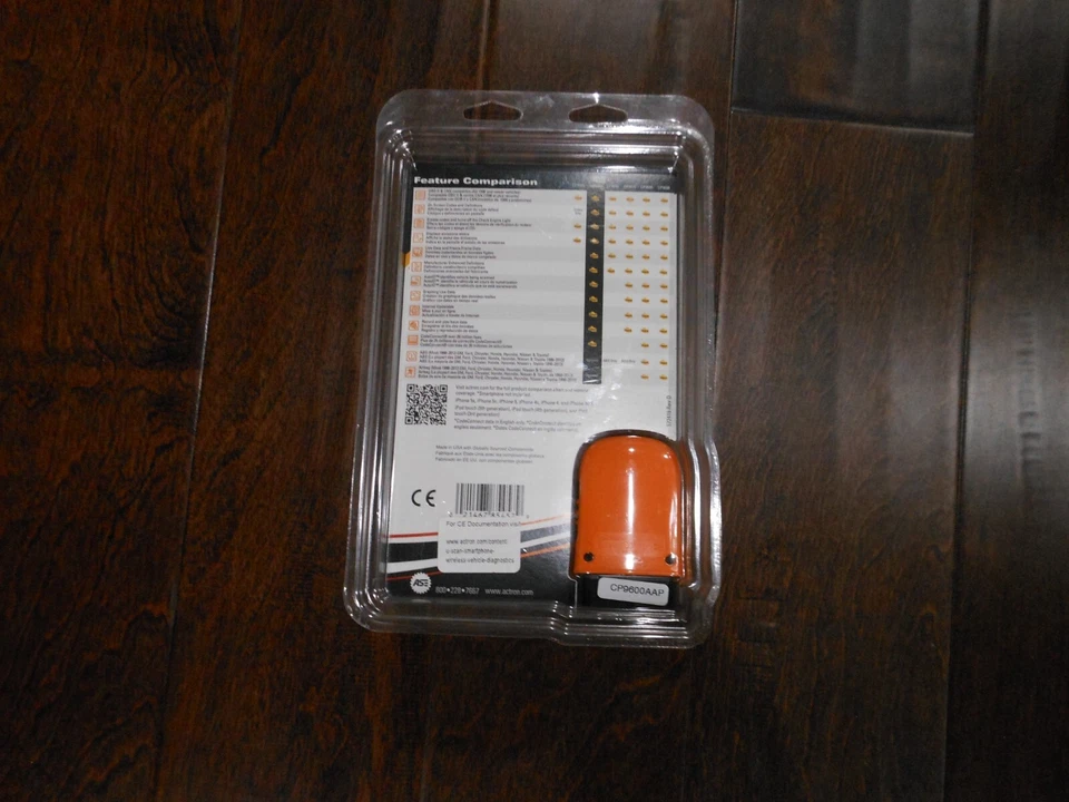 Leitor de código de diagnóstico sem fio para smartphone ACTRON U-SCAN CP9600 OBDII porta - Imagem 2 de 2