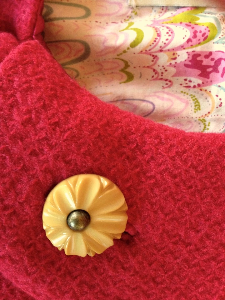 NWOT Rare Anthropologie Leifsdottir Retro Fairy Cake Wool Jacket Blazer Pink s10 - Image 4 of 4