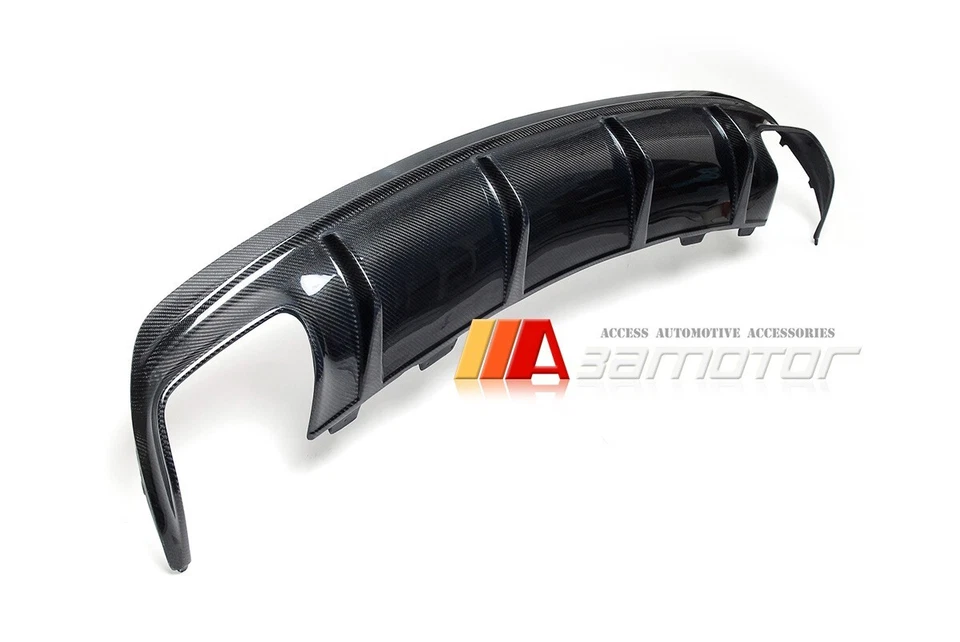 Carbon Fiber Rear Bumper Diffuser fits 2014-2016 Mercedes W117 CLA250 CLA45 AMG - Image 3 of 3