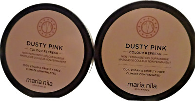 Maria Nila Colour Refresh Haarmaske mit Farbpigmenten 0.52 DUSTY PINK 2 X 100 ml