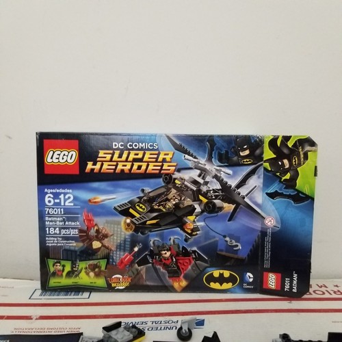 LEGO DC Comics Super Heroes: Batman: Man-Bat Attack 76011 Box Manual INCOMPLETE - Picture 11 of 12