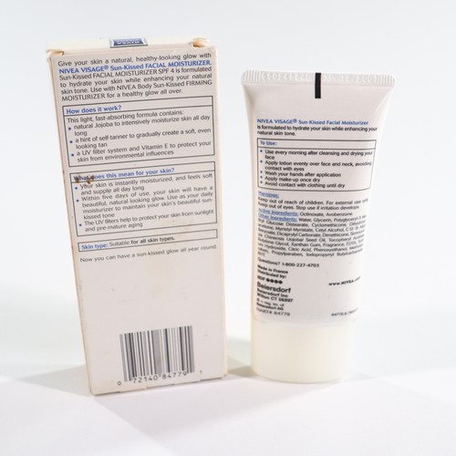 Nivea Visage Sun-Kissed Facial Moisturizer 1.7fl oz New in Box Discontinued - Picture 3 of 4