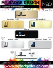 Goodwill Employee Name Badge