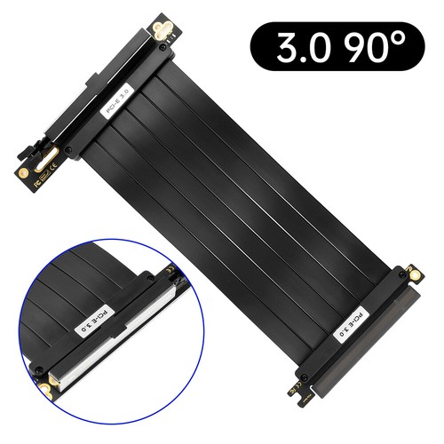20cm PCI-E 16X Riser Card Ribbon Graphics Card Extender Extension Cable for GPU - Afbeelding 23 van 27