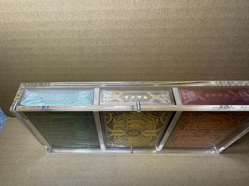 Omnia Playing Cards Golden Age 3 Deck Set by Thirdway Industries w/acrylic case - Imagen 2 de 6