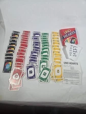 Vintage Mattel UNO Hearts Card Game 102 Cards Rules Box 1994