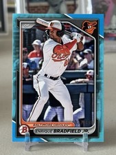 2024 Bowman Draft 37/499 Enrique Bradfield Jr. #BD-135 Baltimore Orioles