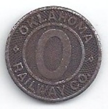 Ficha de tránsito Oklahoma Railway Co-Oklahoma City, Oklahoma OK 640 F