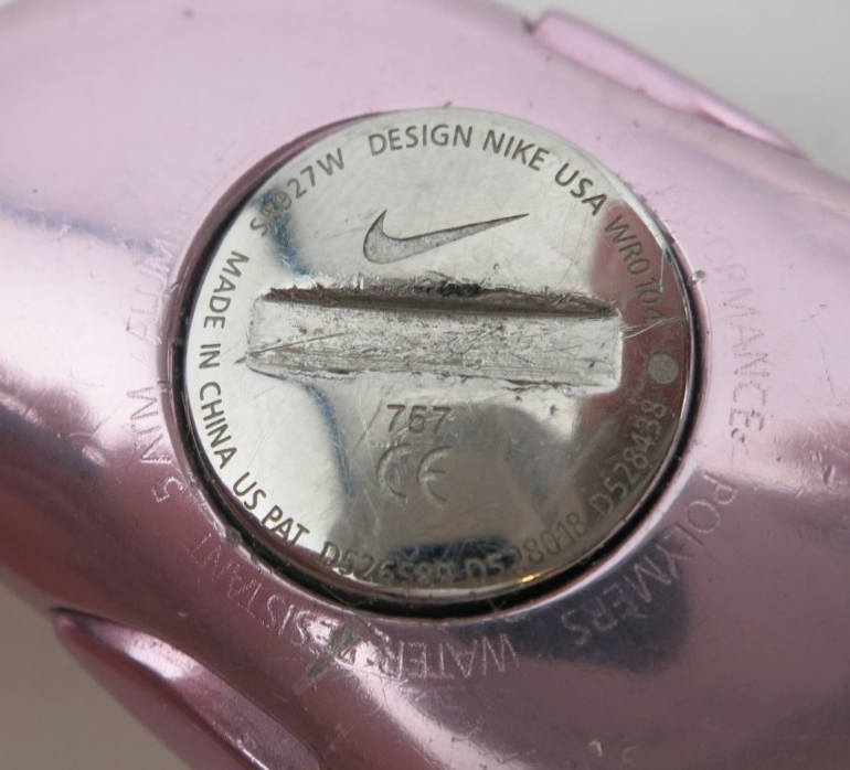 Nike Triax Mia Pink and Black Aluminum Digital Sport Watch