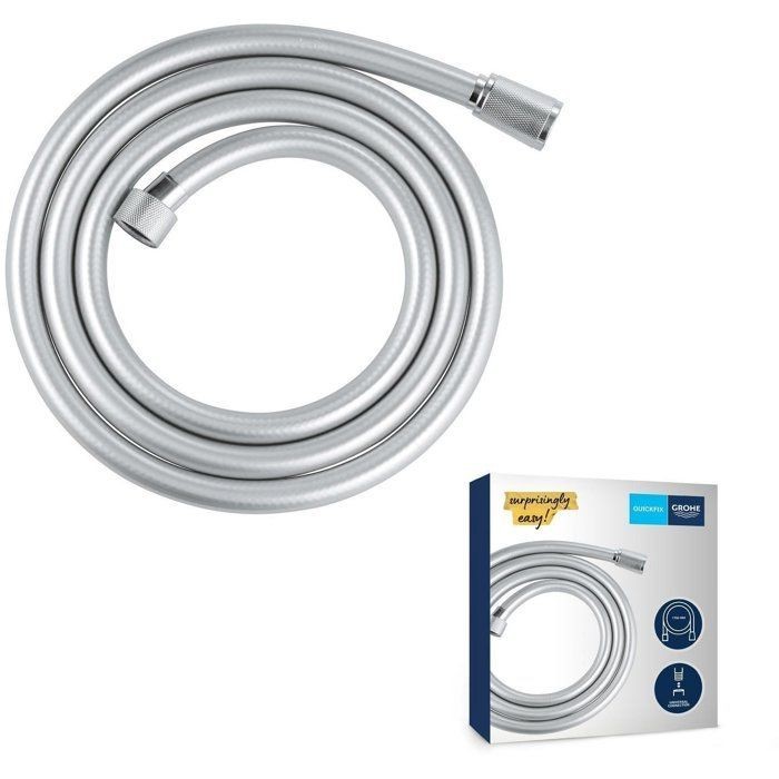 Flexible de douche et support de douchette Grohe pour une salle de bain familiale moderne