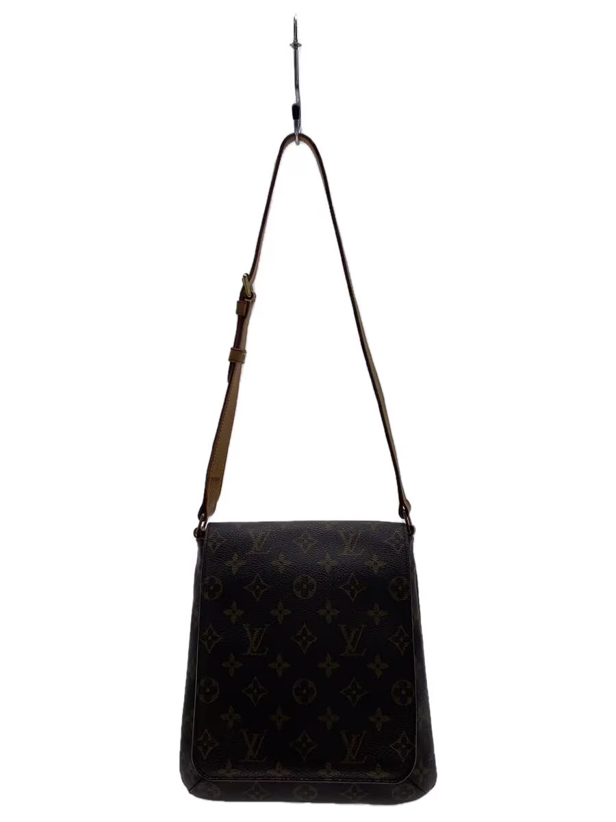 LOUIS VUITTON Musette Salsa Monogram Canvas Long Shoulder BRW PVC BRW
