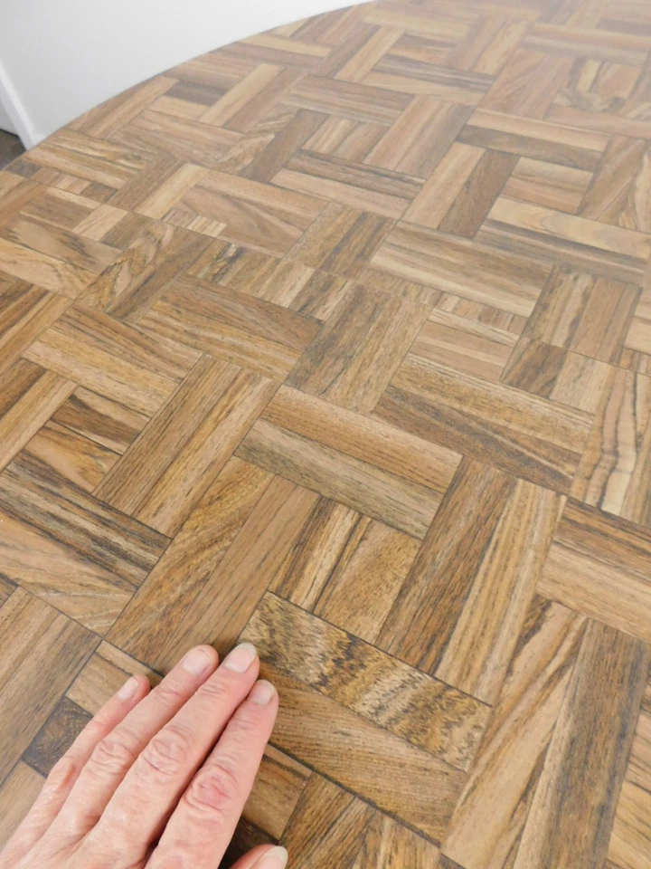 Mesa de comedor segmentada Herman Miller Eames años 70 aluminio carnicero bloque superior ¡ENVÍO! Foto 2 de 4