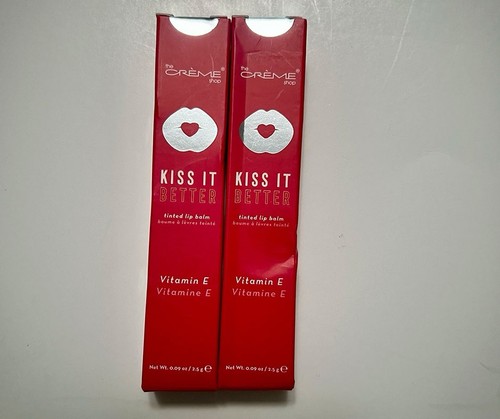 2 Stück The Creme Shop Kiss It Better getönter Lippenbalsam mit Vitamin E ~ BOOBOO