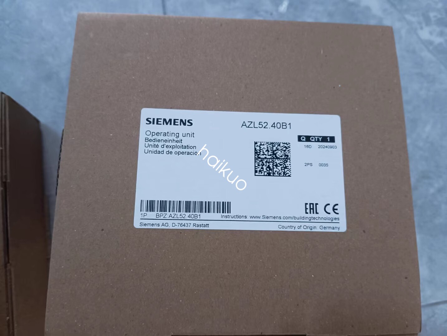 1pcs NEW SIEMENS combustion control display module AZL52.40B1 By FedEx or DHL