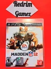 Madden NFL 12 Black Label Sony PS3 Playstation Video Games EA Sports