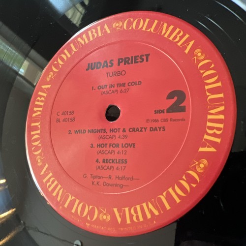 Judas Priest Turbo Original 1986 Vinyl LP Schallplatte Innenhülle Columbia C 40158 - Bild 15 von 20