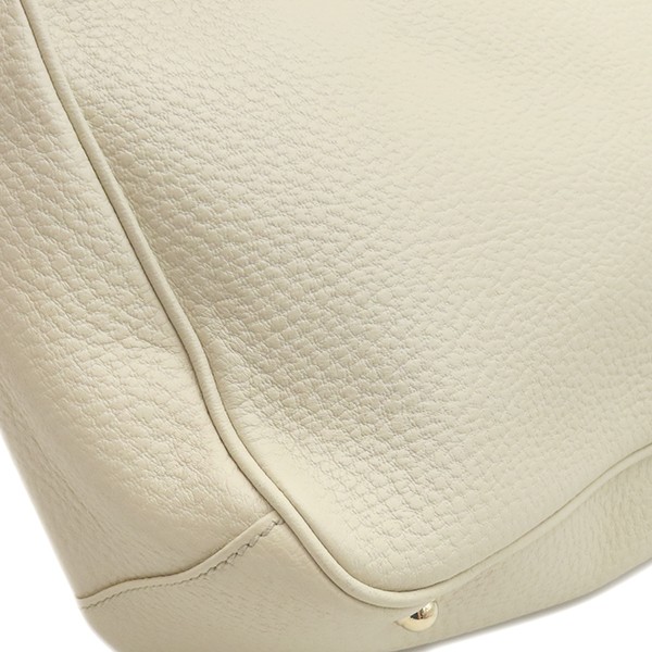 GUCCI Hand Bag  Leather White Studs W Pocket 137381 6340 thumbnail 6