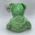 TY Beanie Baby- KICKS the Soccer Bear (14 inch) MWMTs Green DOB August 16, 1998 — photo 3