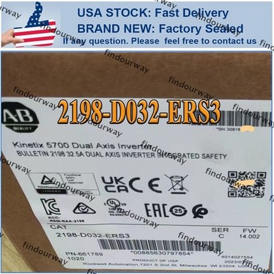 NEW PLC 2198-D032-ERS3 /C Kinetix 5700 Dual Axis Inverter AB 2198D032ERS3