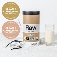 Raw Protein Isolate Vanilla | Natural Plant-Based Protein Powder | 1kg | RRP $78
