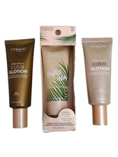 3X L'Oreal True Match LUMI GLOTION Physicians Formula Butter LIGHT & RICH GLOW