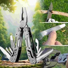 Multitool Taschenwerkzeug, Multiwerkzeug für Camping Wandern, Messer & Säge DE