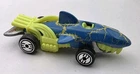 Vintage 1986 Hot Wheels Shark Cruiser Sharkruiser Blue Yellow - Diecast Car