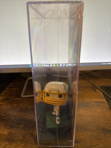 Justin Herbert Funko Pop Prizm NFL Card No Box Slight Damage - Picture 2 of 6