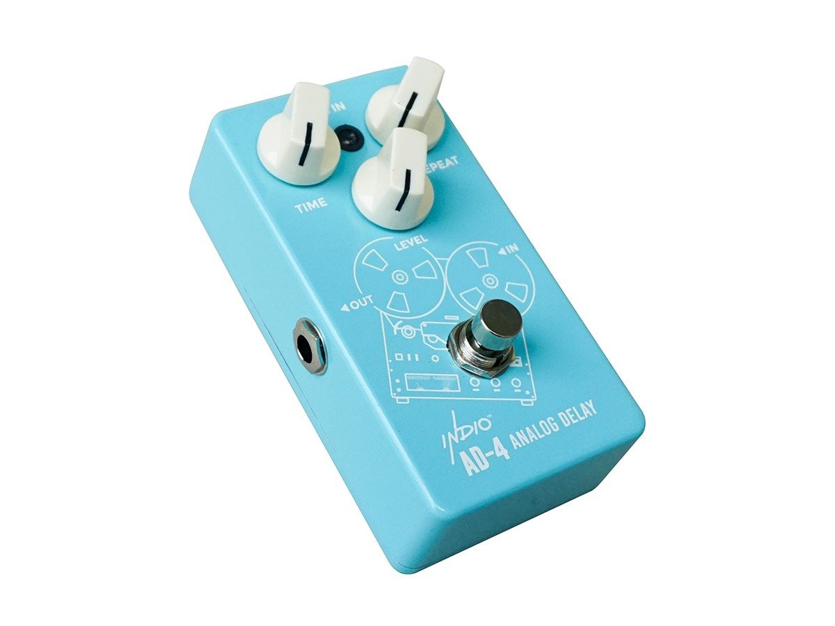 Monoprice AD-4 True Bypass Analog Delay Guitar Effect Pedal - Indio Series