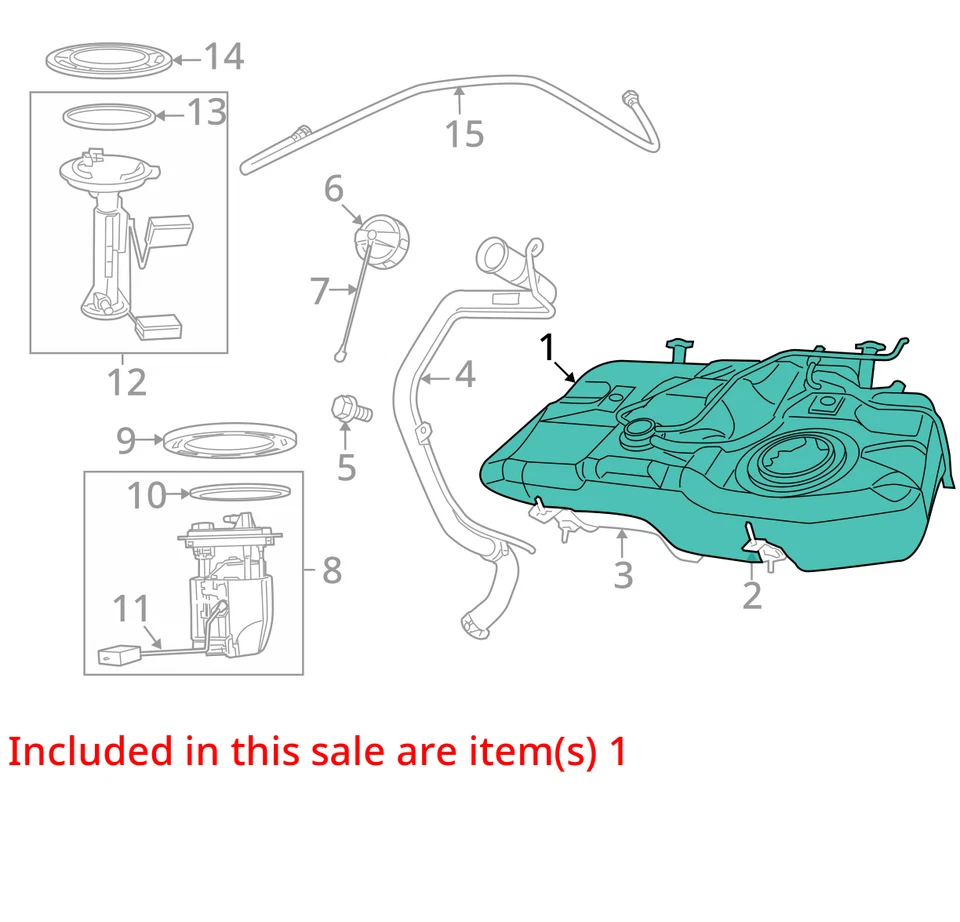 (LOCAL PICKUP ONLY) Fuel Tank Classic Style Vertical Rear Door Handle FWD Fits 1 Foto 3 de 4
