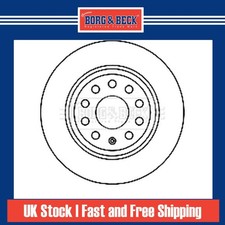 2x Brake Discs Pair Solid For VW Passat B6 2.0 TDI Rear