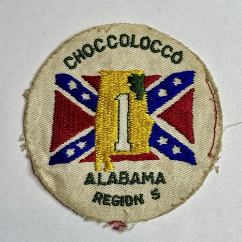 1953 CHOCCOLOCCO COUNCIL Boy Scout National Jamboree Contingent PATCH Region 5