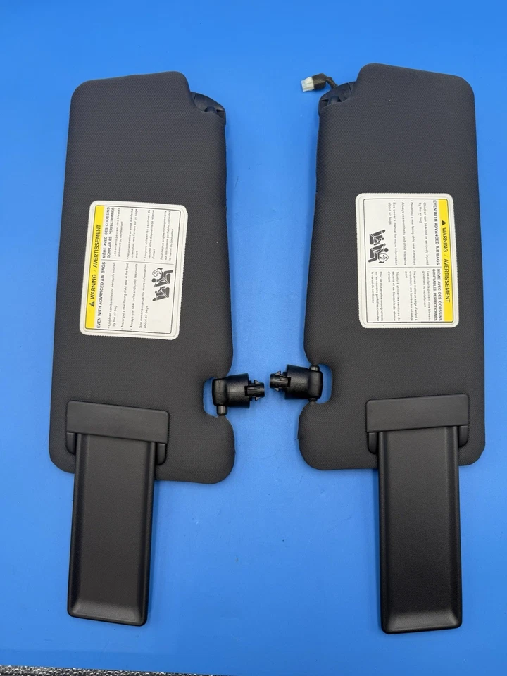 09-20 NISSAN Z34 370Z CUPÉ JUEGO DE 2 PARASOL DELANTERO DERECHO E IZQUIERDO NEGRO OEM Foto 3 de 3