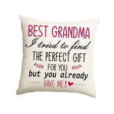 to My Throw Pillow Cover, 18 x 18 Inch Women Gift Mother's Day Grandma