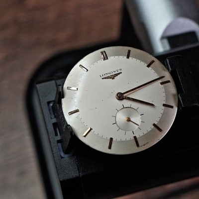 Longines Caliber 23M Watch Movement 17J & Acrylic Crystal - RUNNING