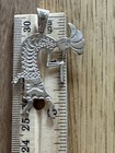 Estate Native American Signed Sterling Silver 2” Kokopelli Pendant (7.07 Grams) — photo 4