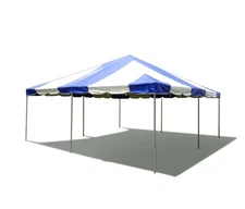 Commercial Frame Tent 20x20 Blue PVC Vinyl Canopy Waterproof Event Party Gazebo