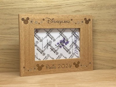 Personalisierter & gravierter magischer Disney Memories Fotorahmen 4x6'' Querformat