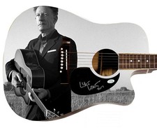 Lyle Lovett Signed Custom Graphics 1/1 Acoustic Guitar ACOA